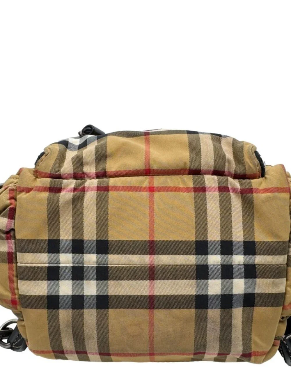 Burberry Rucksack Small Vintage Check Canvas Backpack Bag Beige